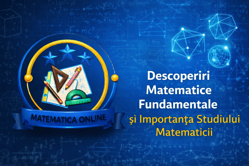Descoperiri Matematice Fundamentale și Importanța Studiului Matematicii