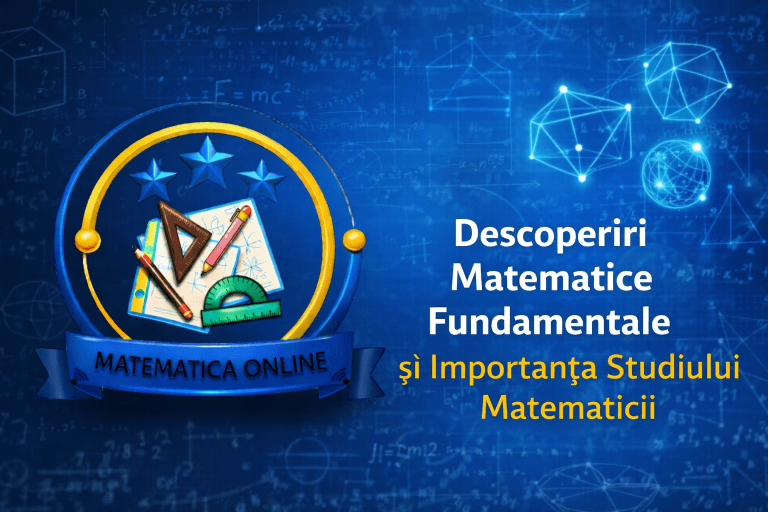 importanta matematicii