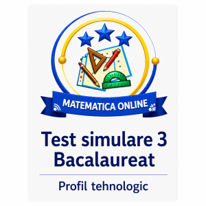 Test simulare matematica- tehnologic